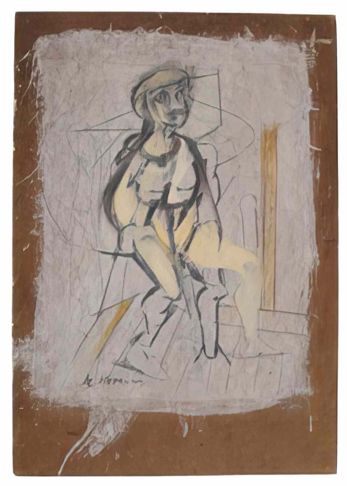 Willem de Kooning seated woman4 Art A4 Photo Print