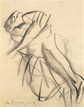 Willem de Kooning senza titolo3 Art A4 Photo Print