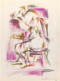 Willem de Kooning sitzende figur Art A4 Photo Print