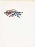 Willem de Kooning sketchbook with two color drawings Art A4 Photo Print