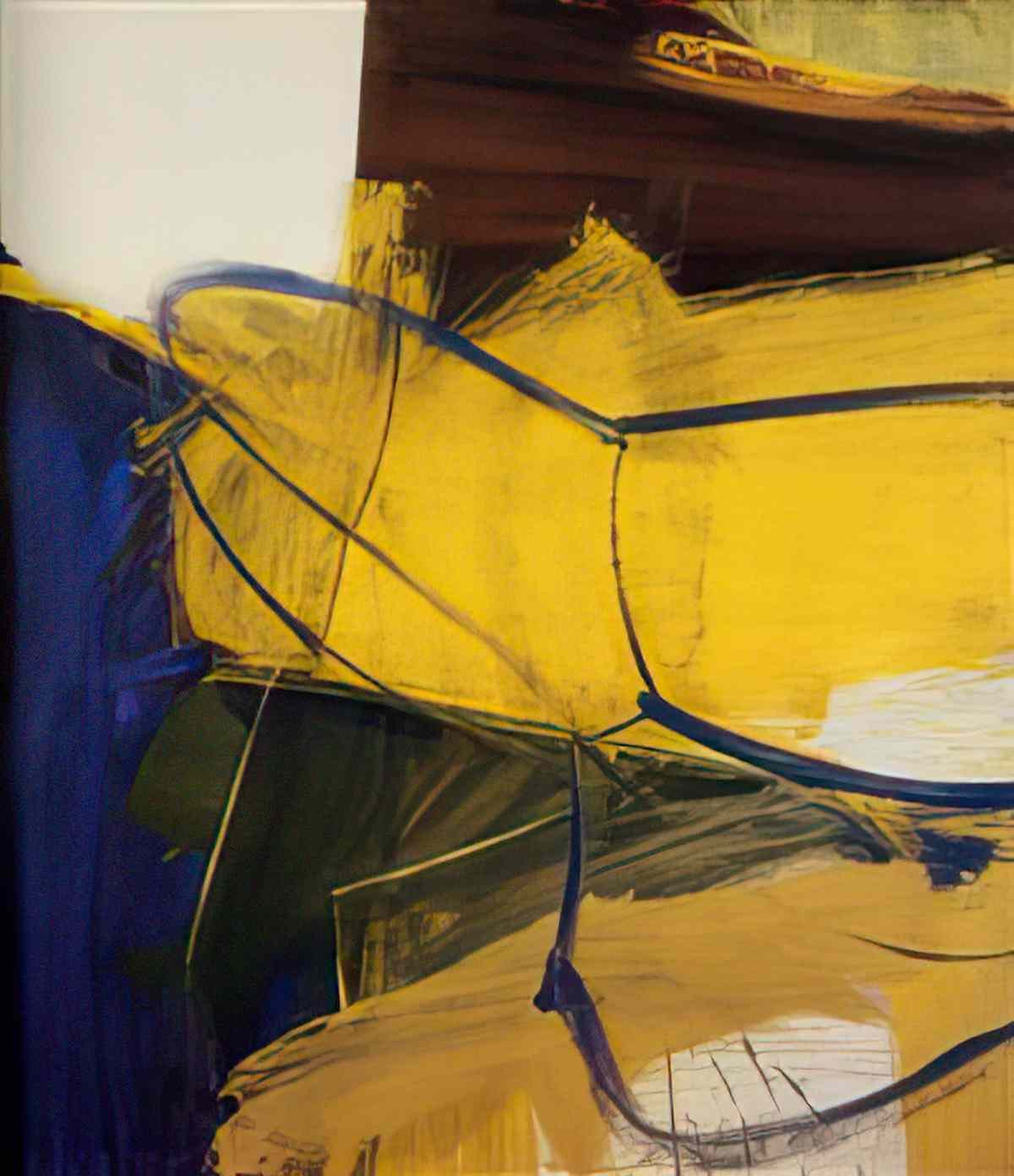 Willem de Kooning spikes folly i Art A4 Photo Print