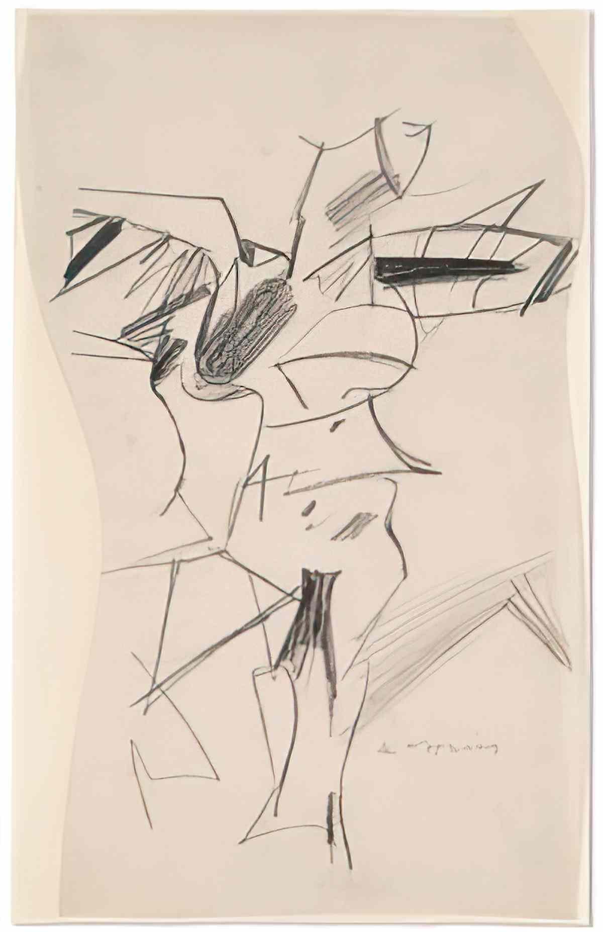Willem de Kooning study for a woman Art A4 Photo Print