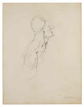 Willem de Kooning study for glazier self portrait Art A4 Photo Print
