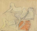 Willem de Kooning study for pink angels Art A4 Photo Print