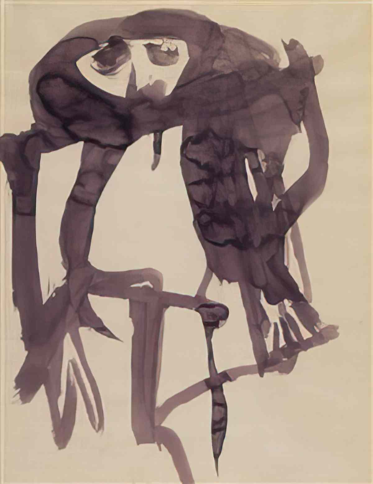 Willem de Kooning study of a woman Art A4 Photo Print