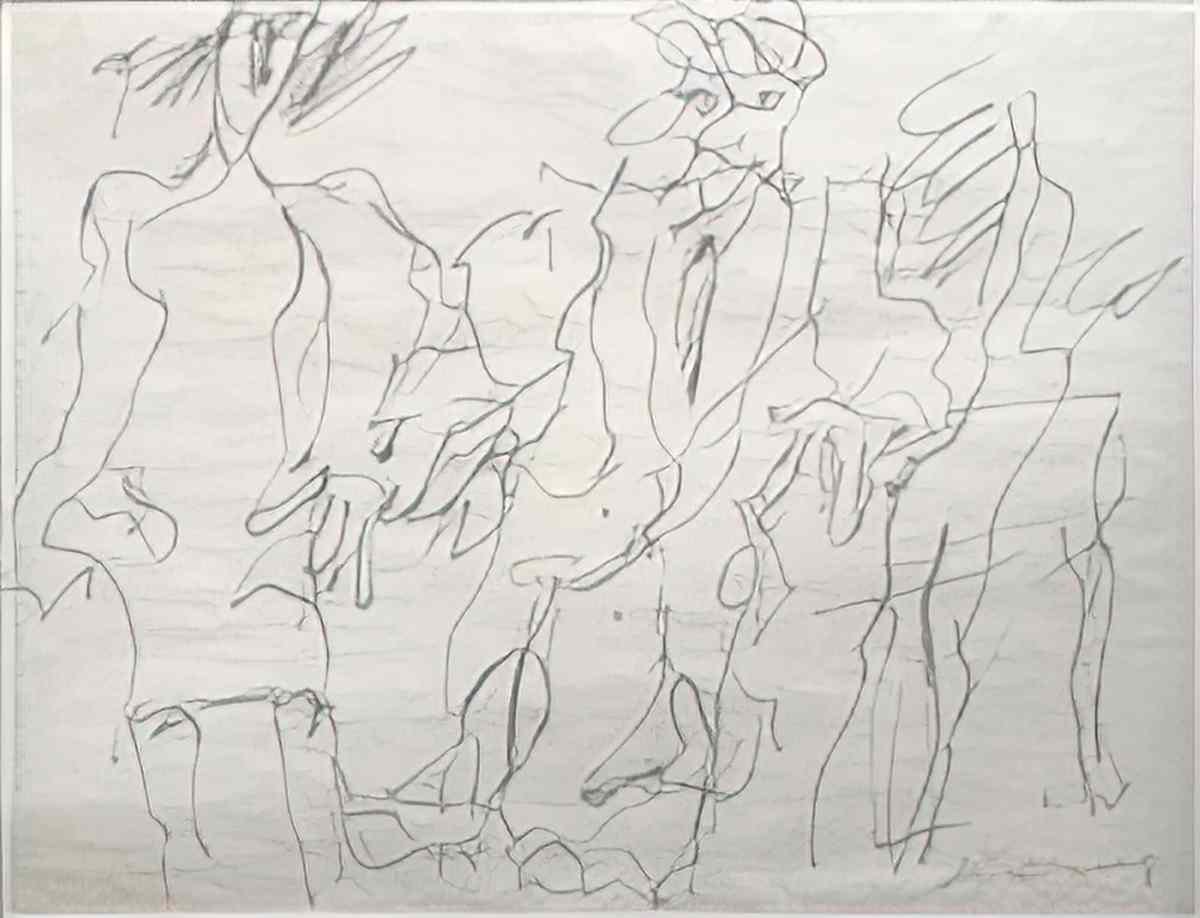 Willem de Kooning three figures Art A4 Photo Print