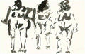 Willem de Kooning three figures1 Art A4 Photo Print