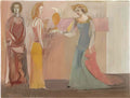 Willem de Kooning three women Art A4 Photo Print