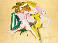Willem de Kooning two figures i2 Art A4 Photo Print