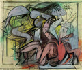 Willem de Kooning two figures1 Art A4 Photo Print