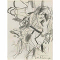 Willem de Kooning two figures2 Art A4 Photo Print