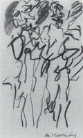 Willem de Kooning two figures6 Art A4 Photo Print