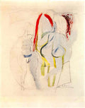 Willem de Kooning two standing women Art A4 Photo Print