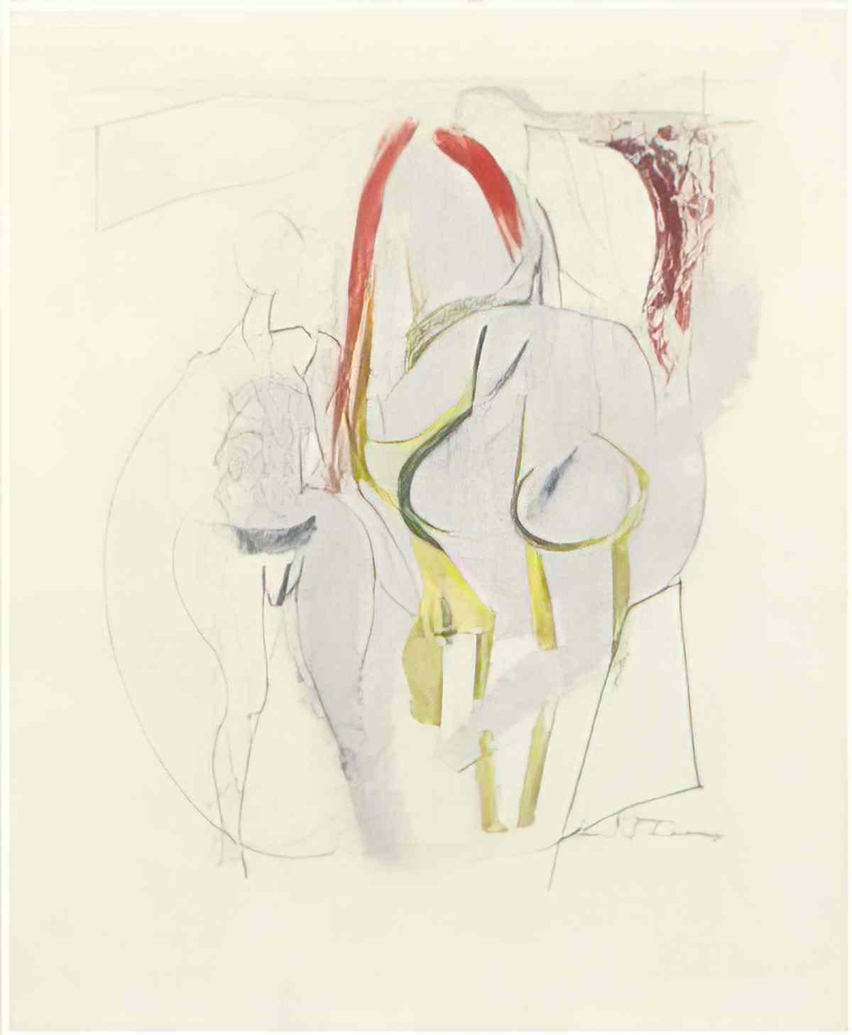 Willem de Kooning two standing women3 Art A4 Photo Print