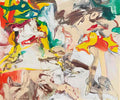 Willem de Kooning two women in a landscape Art A4 Photo Print