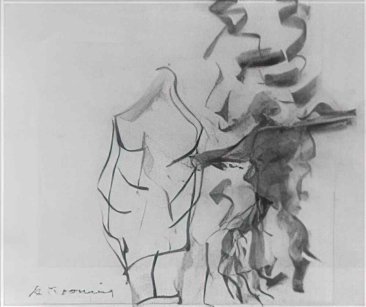 Willem de Kooning two women12 Art A4 Photo Print
