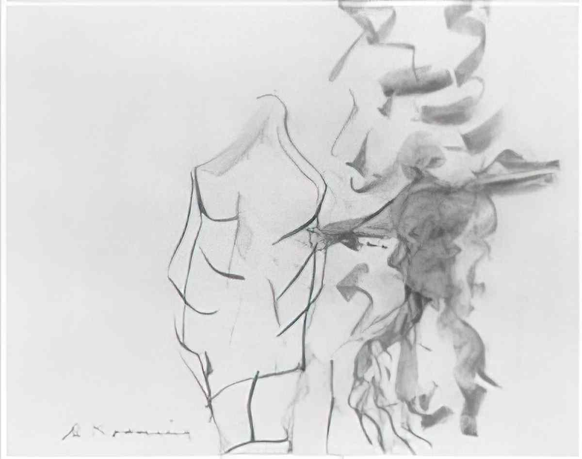 Willem de Kooning two women16 Art A4 Photo Print