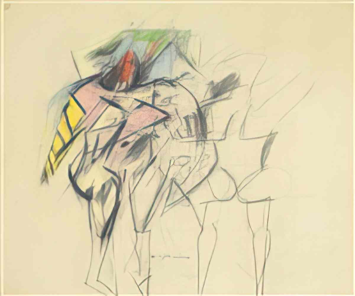 Willem de Kooning two women22 Art A4 Photo Print