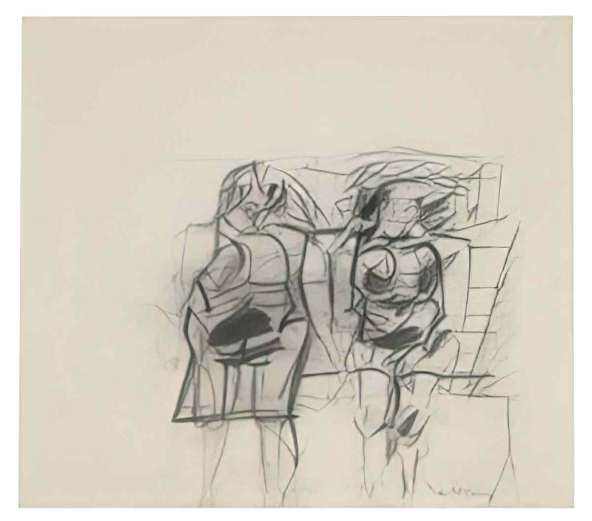 Willem de Kooning two women3 2 Art A4 Photo Print