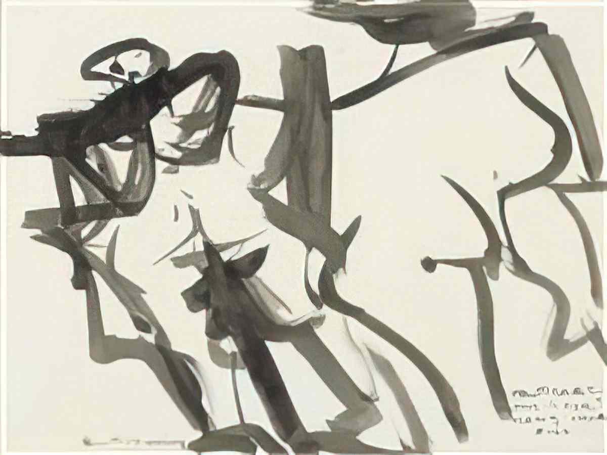 Willem de Kooning two women6 Art A4 Photo Print