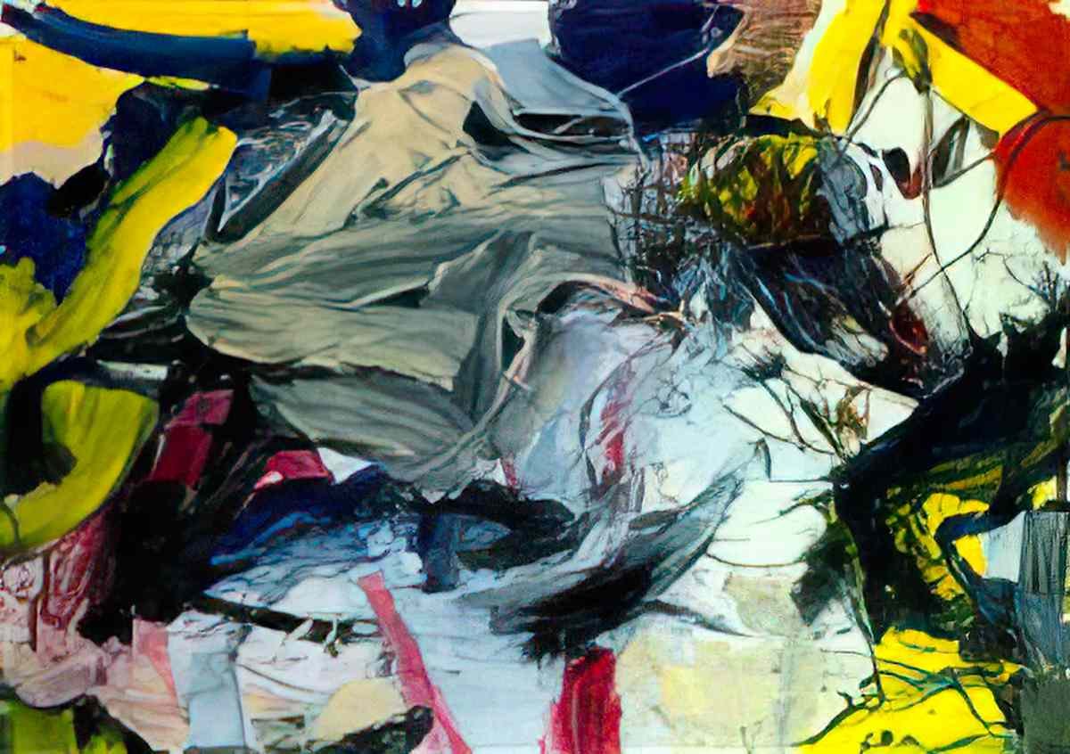 Willem de Kooning untitled 13 Art A4 Photo Print