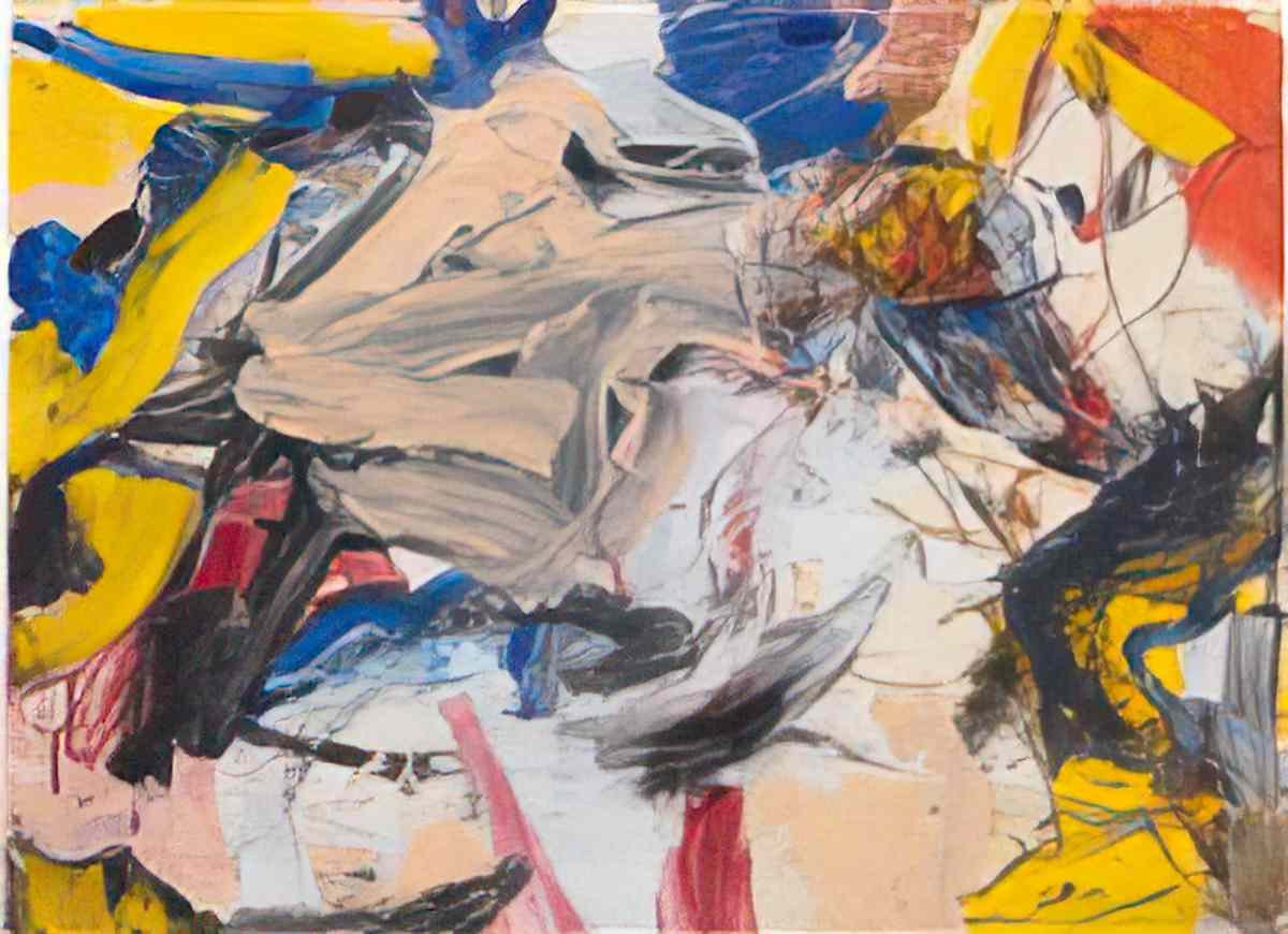 Willem de Kooning untitled 131 Art A4 Photo Print