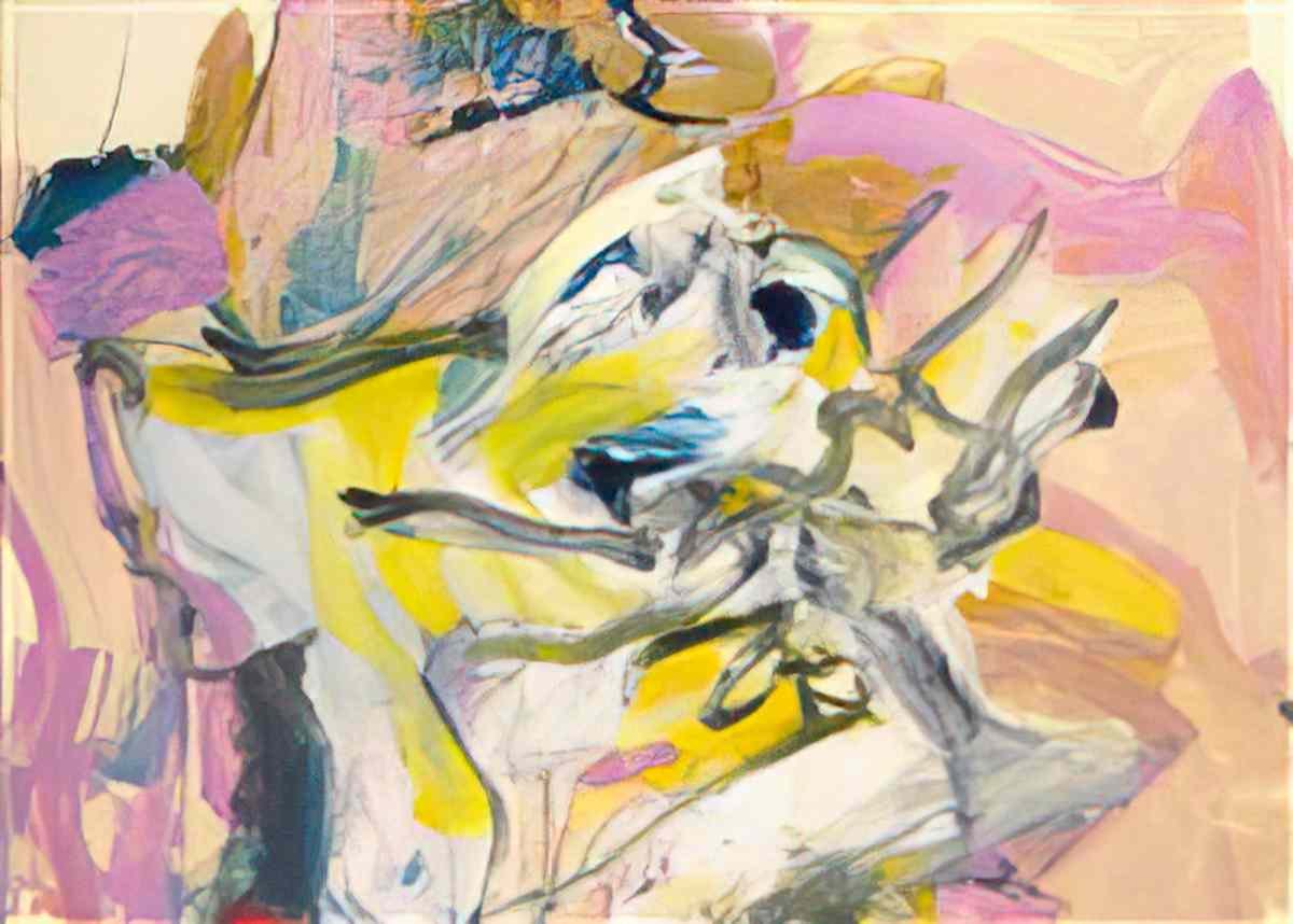 Willem de Kooning untitled 182 Art A4 Photo Print