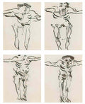 Willem de Kooning untitled 4 works1 Art A4 Photo Print