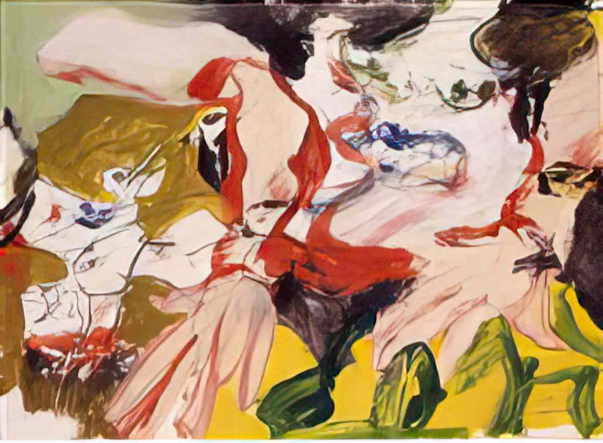 Willem de Kooning untitled 5 Art A4 Photo Print