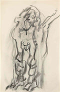 Willem de Kooning untitled adam Art A4 Photo Print