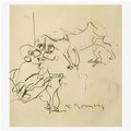 Willem de Kooning untitled double sided drawing Art A4 Photo Print