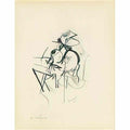 Willem de Kooning untitled drawing 5 Art A4 Photo Print