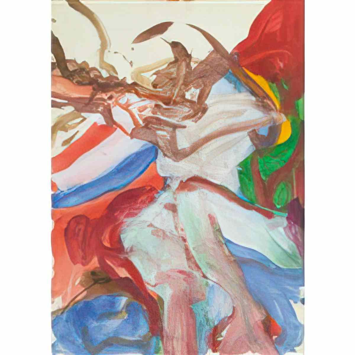 Willem de Kooning untitled figure1 Art A4 Photo Print