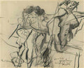 Willem de Kooning untitled from clamdigger series Art A4 Photo Print