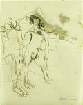 Willem de Kooning untitled late drawing Art A4 Photo Print