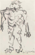 Willem de Kooning untitled man1 Art A4 Photo Print