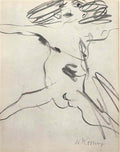 Willem de Kooning untitled nude 2 Art A4 Photo Print