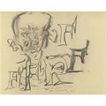 Willem de Kooning untitled portrait of a man Art A4 Photo Print