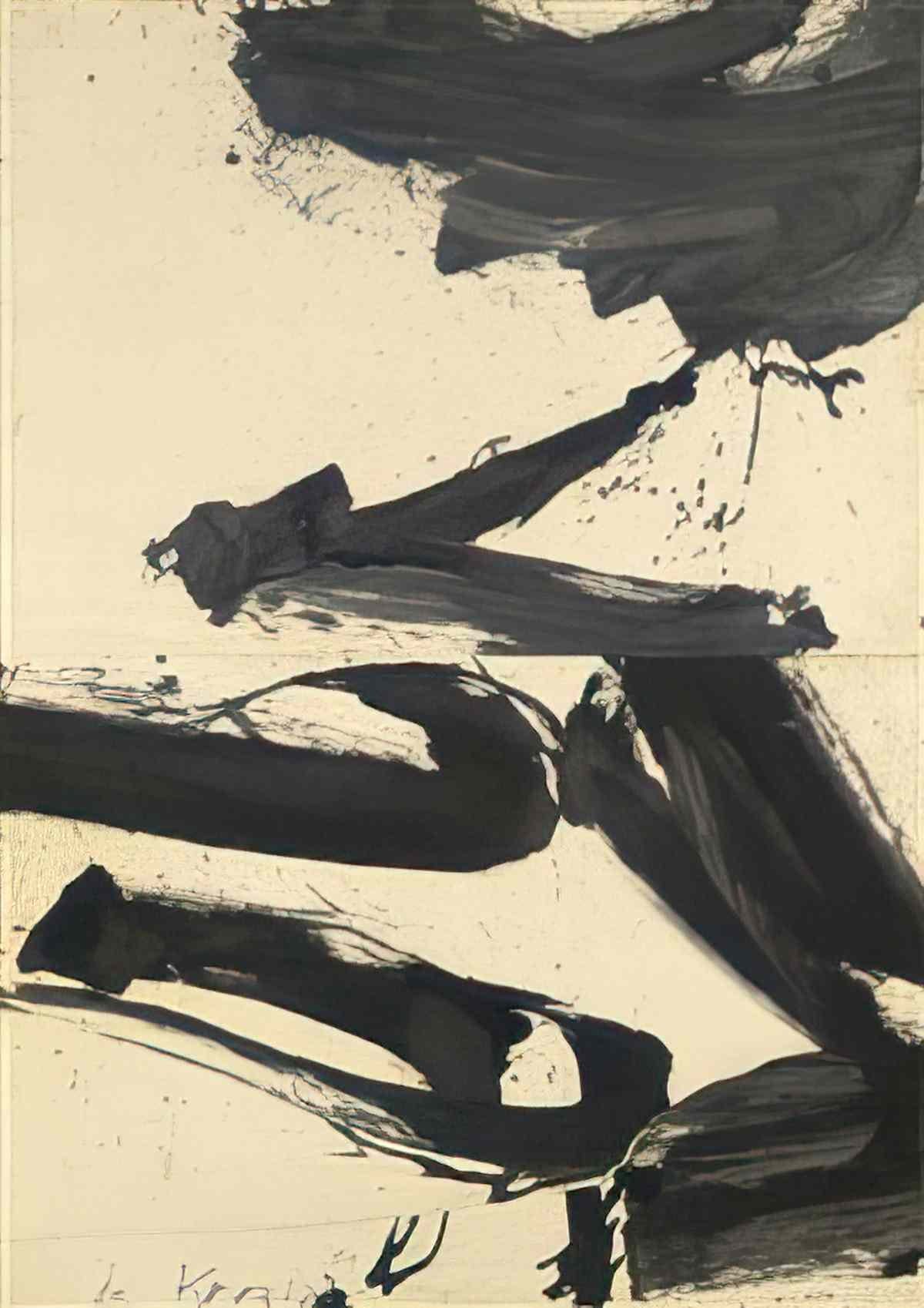 Willem de Kooning untitled rome series1 Art A4 Photo Print