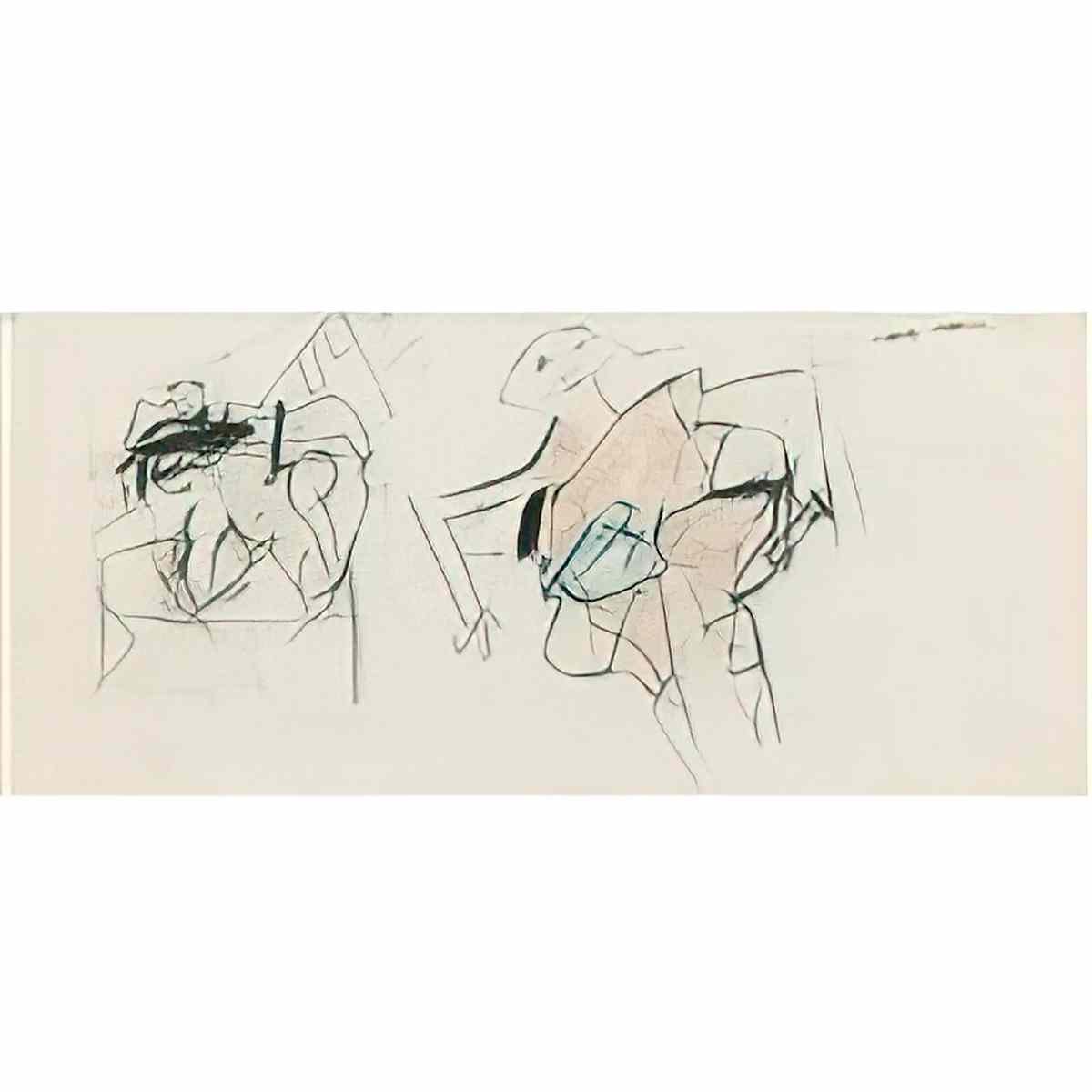 Willem de Kooning untitled two women5 Art A4 Photo Print