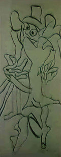 Willem de Kooning untitled woman in a rowboat Art A4 Photo Print
