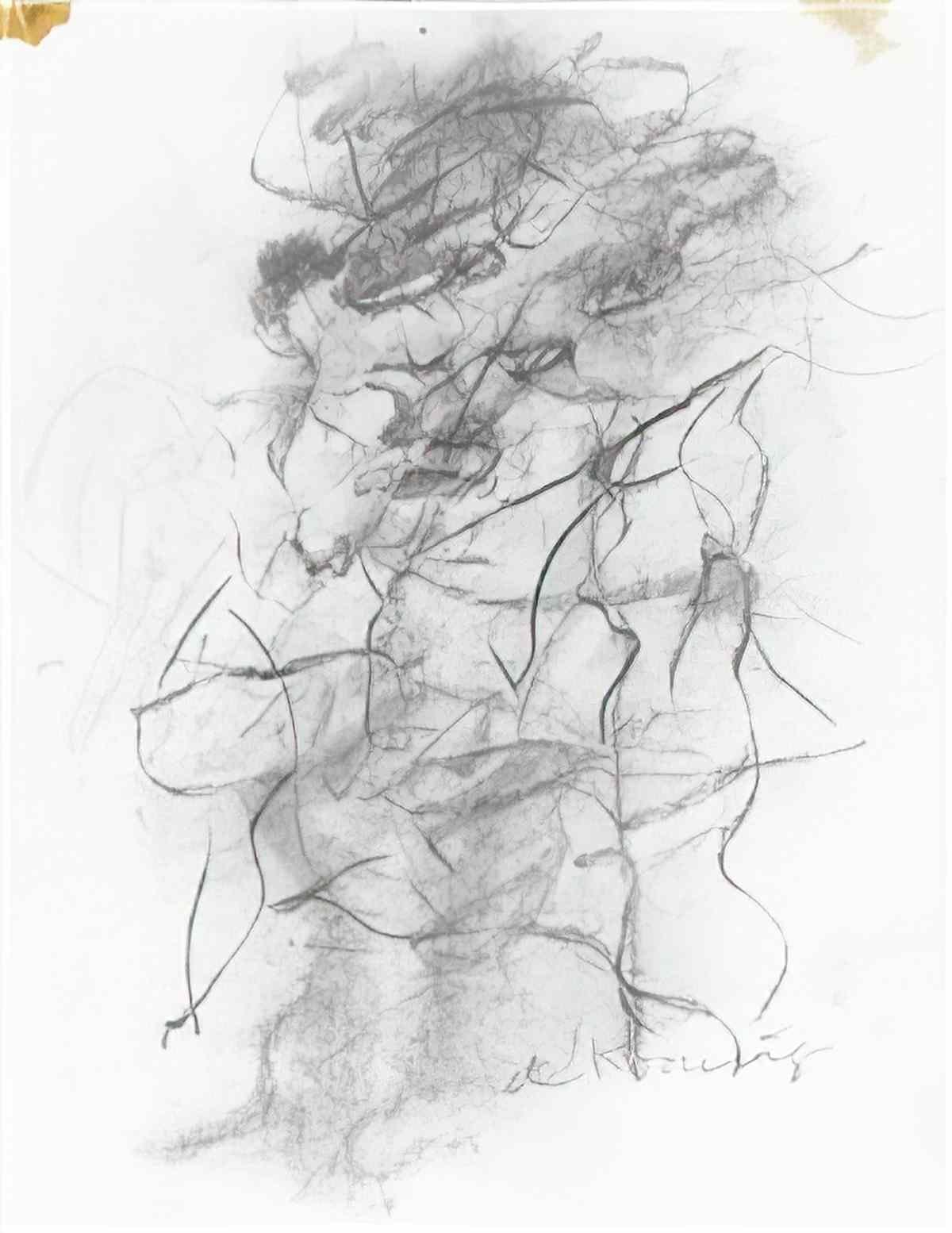 Willem de Kooning untitled woman122 Art A4 Photo Print
