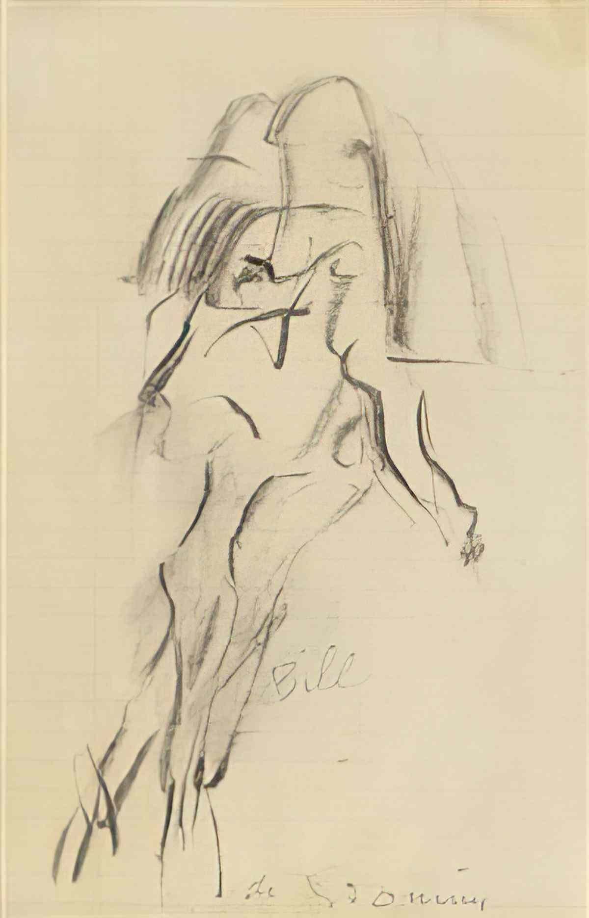Willem de Kooning untitled woman17 Art A4 Photo Print