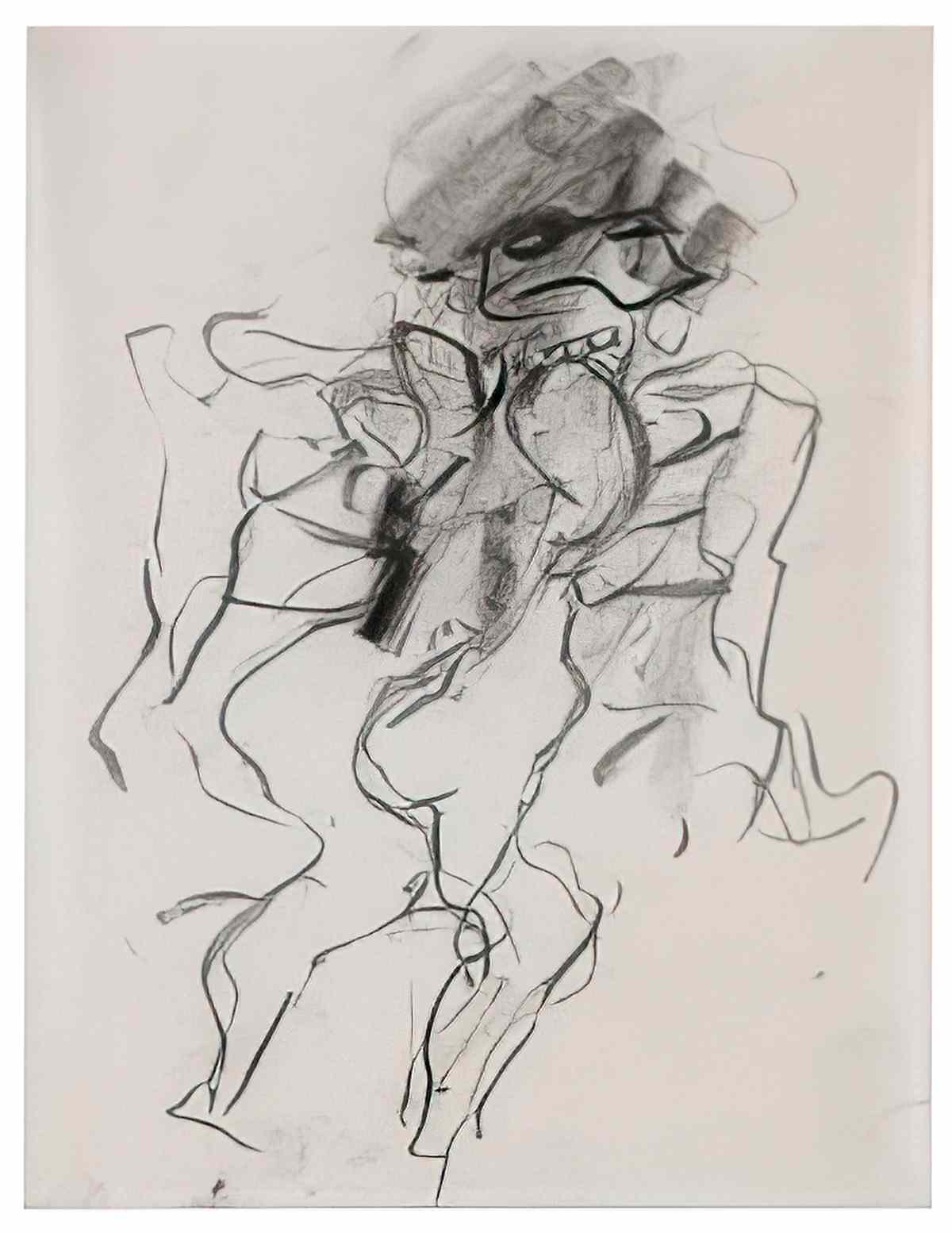 Willem de Kooning untitled woman2 2 Art A4 Photo Print