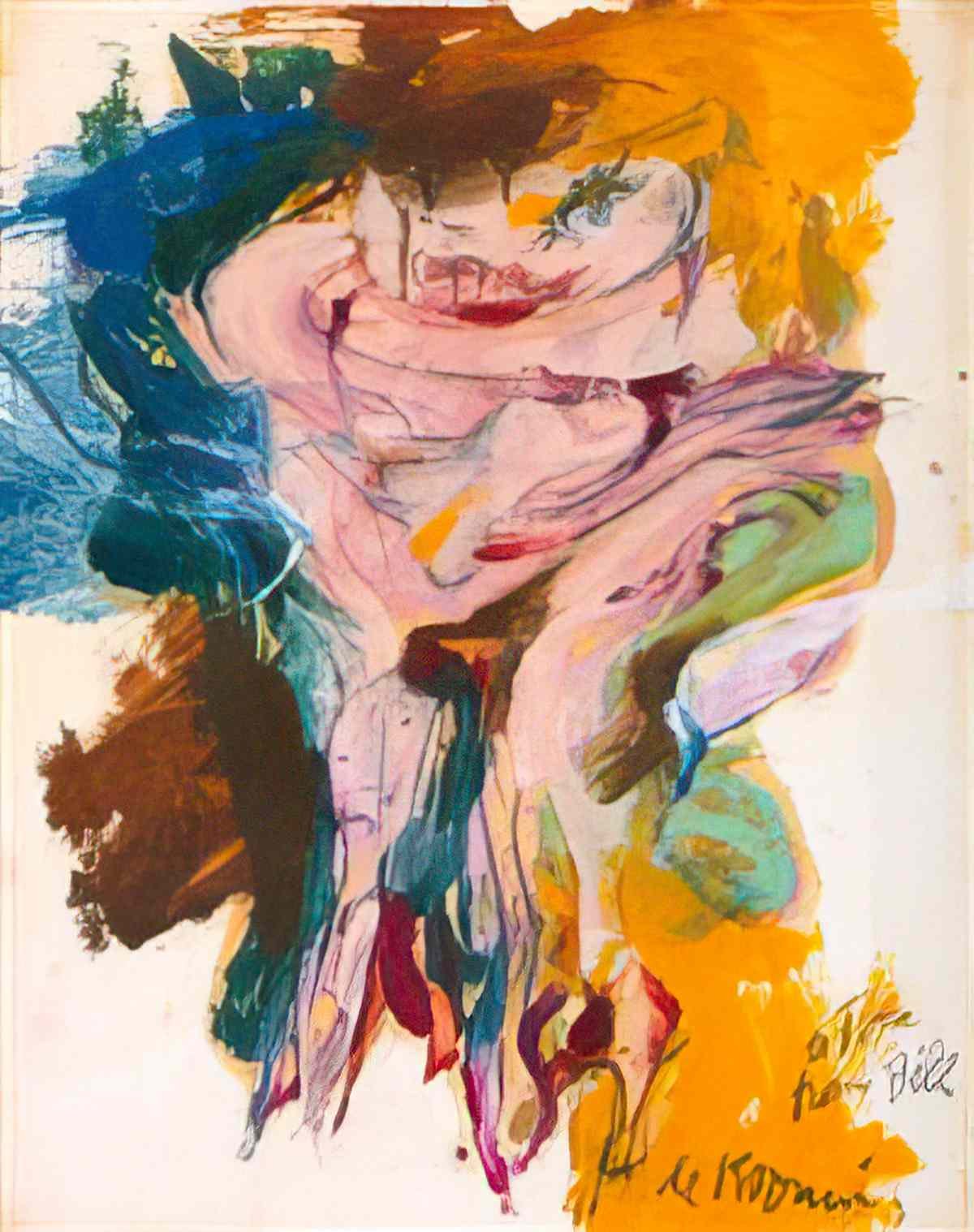 Willem de Kooning untitled woman2 Art A4 Photo Print
