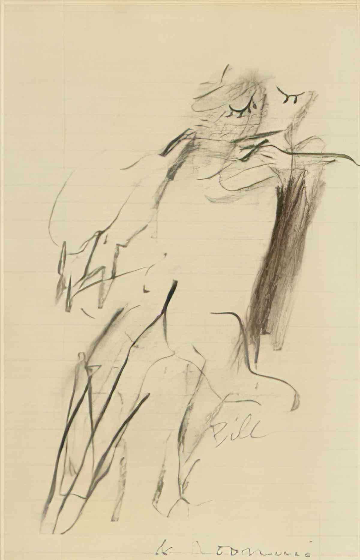 Willem de Kooning untitled woman20 Art A4 Photo Print