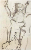 Willem de Kooning untitled woman23 Art A4 Photo Print