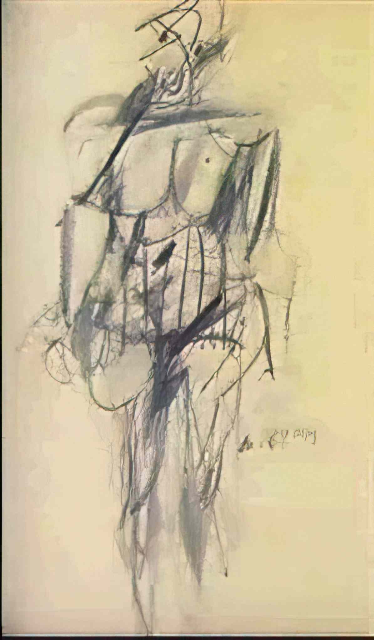 Willem de Kooning untitled woman27 Art A4 Photo Print