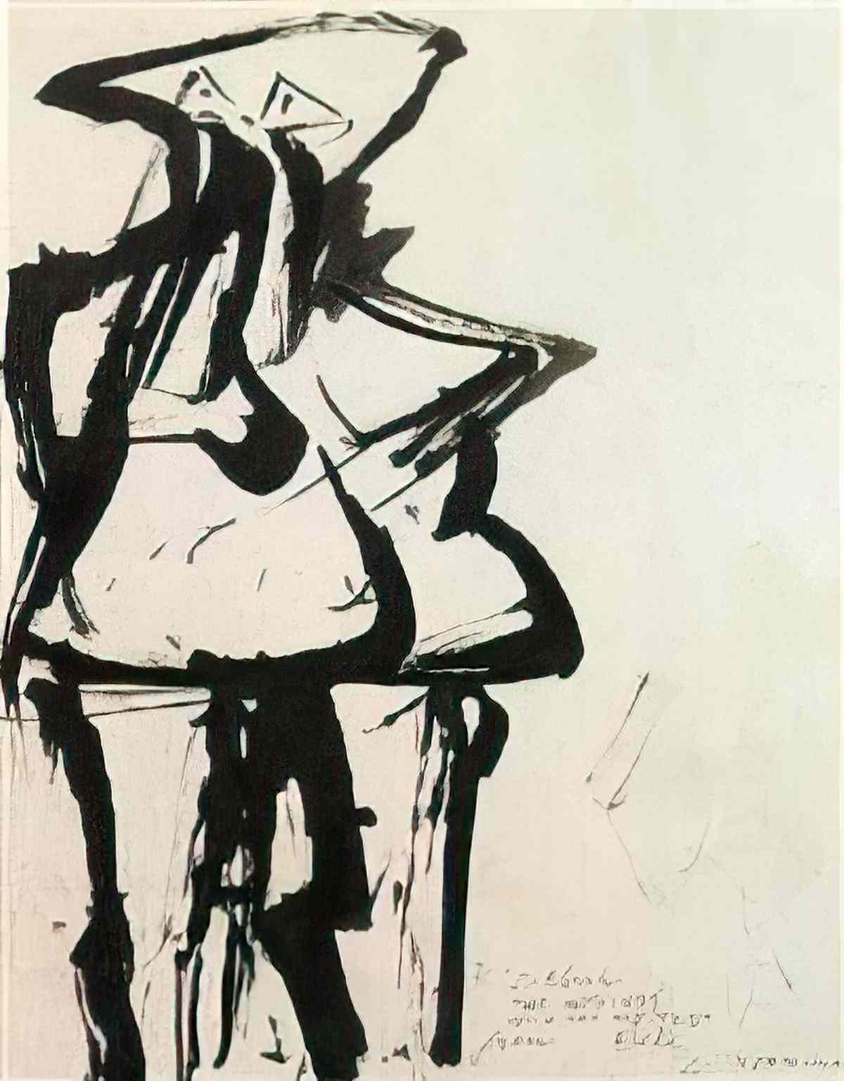 Willem de Kooning untitled woman29 Art A4 Photo Print