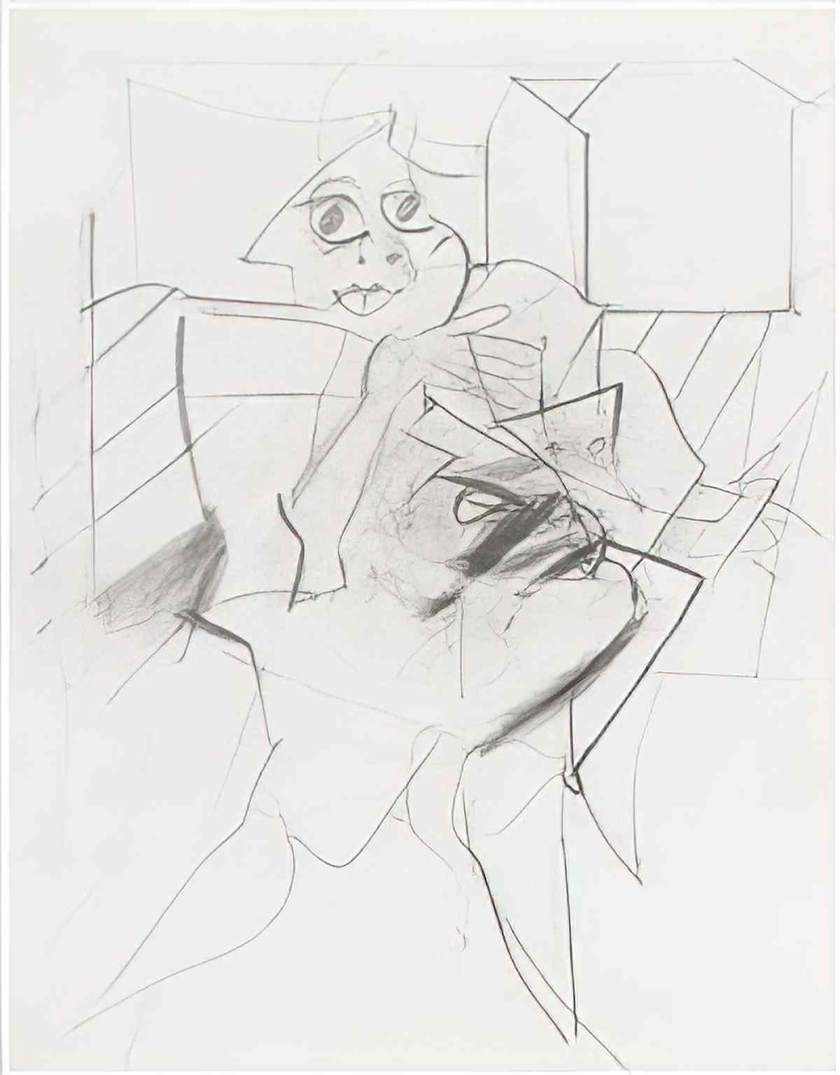 Willem de Kooning untitled woman5 2 Art A4 Photo Print